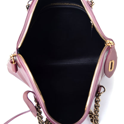 Louis Vuitton Cuir Boudoir Lockit Chain Rose 5 of 8