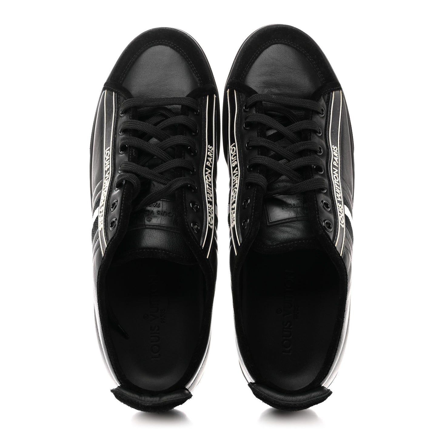Calfskin Mens Cosmos Sneakers 8 Black