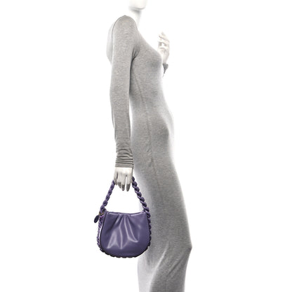 Stella McCartney Eco Alter Nappa Small Frayme Puffer Shoulder Bag Grape 2 of 9