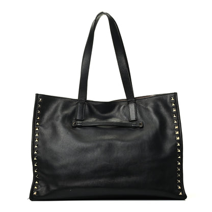 Valentino Garavani Nappa Medium Rockstud Soft Tote Black 1 of 12
