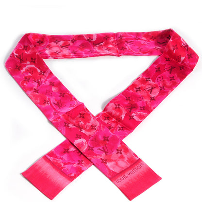 Louis Vuitton Silk Monogram Ikat Summer Bandeau Rose Indien 1 of 5