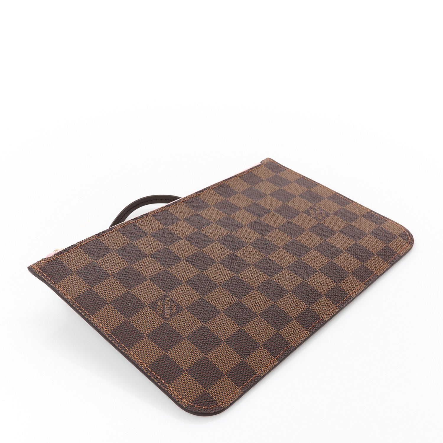 Louis Vuitton Damier Ebene Neverfull MM GM Pochette Rose Ballerine 4 of 7