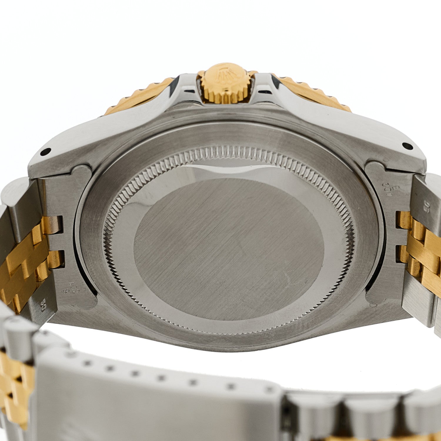 Rolex Stainless Steel 18K Yellow Gold Diamond Ruby 40mm GMT-Master II Oyster Perpetual Date Watch Root Beer 16713 4 of 5