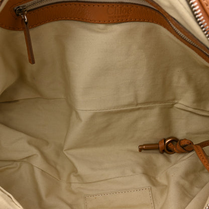 Chloe Calfskin Large Paddington Satchel Beige 5 of 10