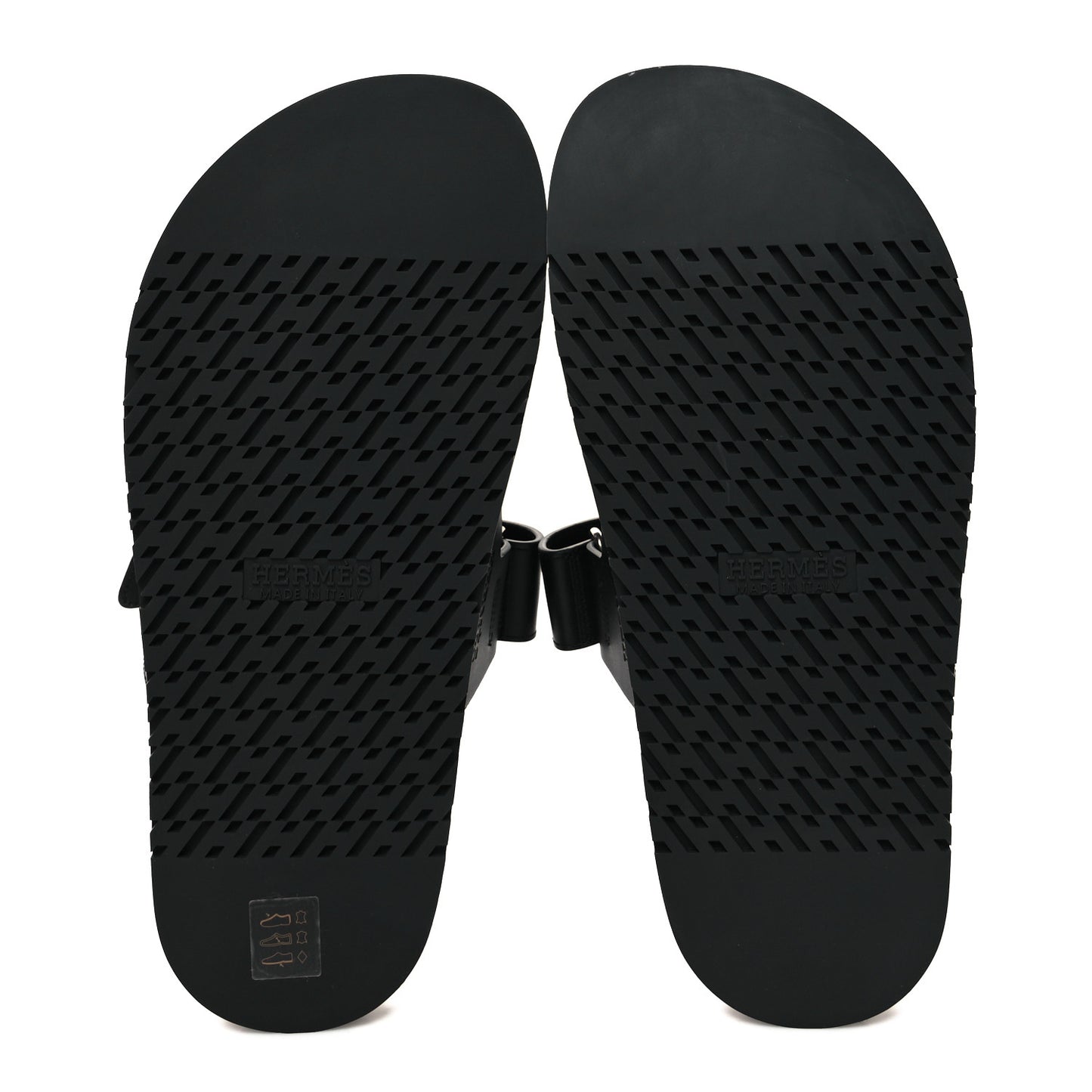 Calfskin Chypre Sandals 39.5 Black