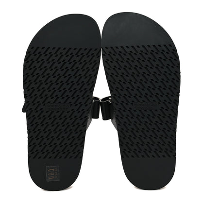 Hermes Calfskin Chypre Sandals 39.5 Black 5 of 9