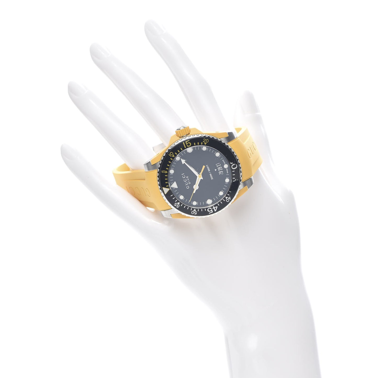 Stainless Steel Rubber 40mm Dive Quartz Watch