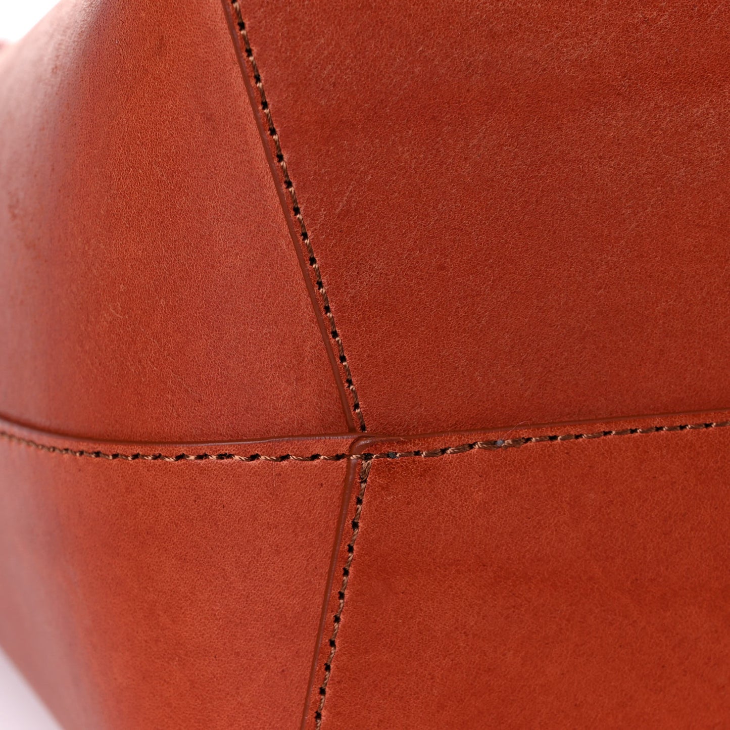 Calfskin Bucket Bag Brandy