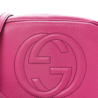 Gucci Cellarius Calfskin Small Soho Disco Bag Bright Bouganville 8 of 11