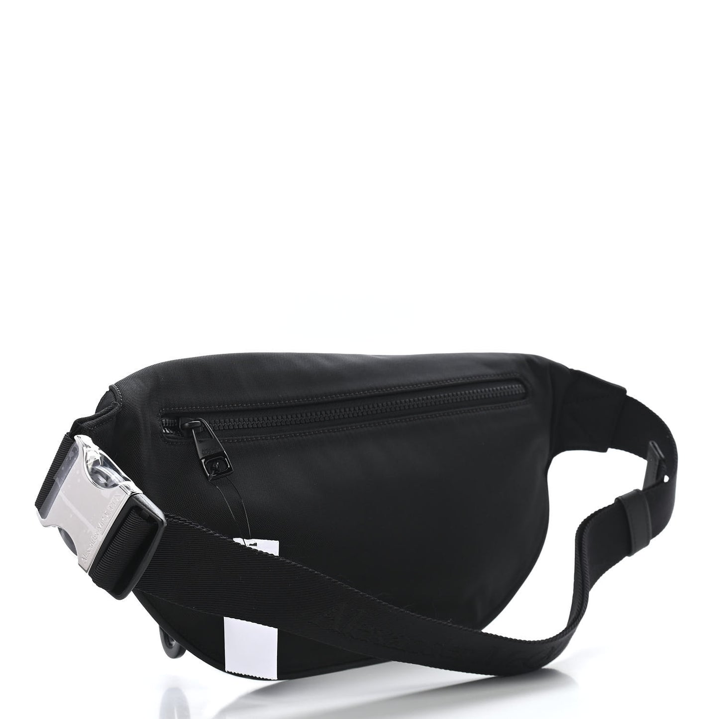 Nylon Oversized Harness Belt Bag Black Lust Red