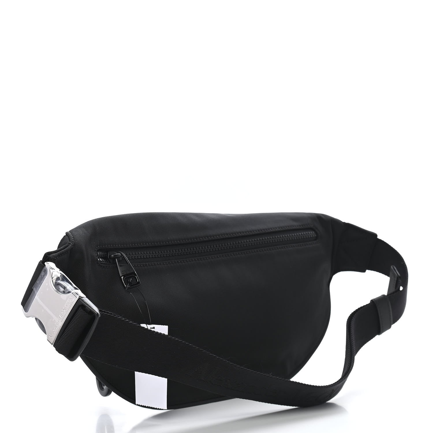 Alexander McQueen Nylon Oversized Harness Belt Bag Black Lust Red 2 of 7