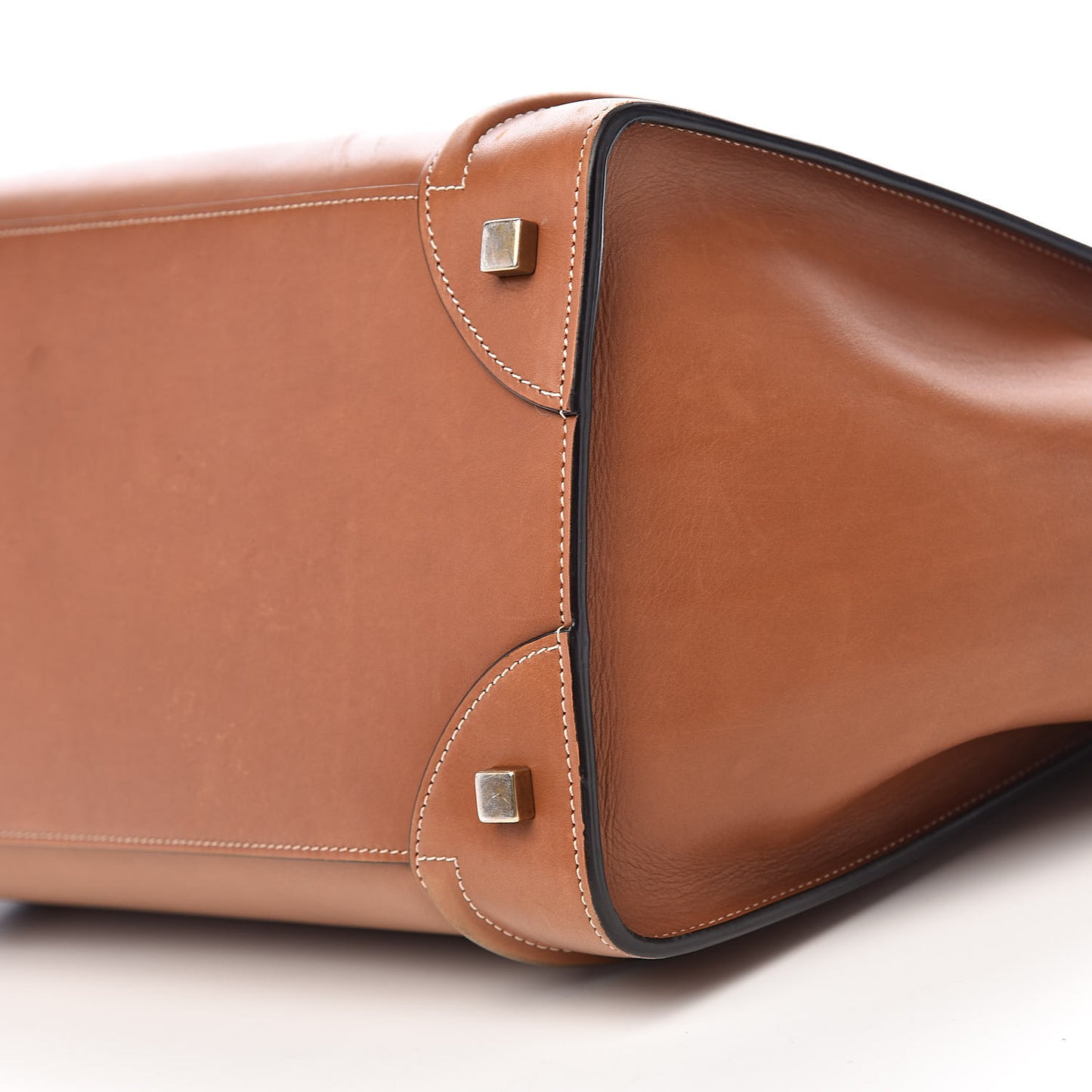 Natural Calfskin Mini Luggage Tan