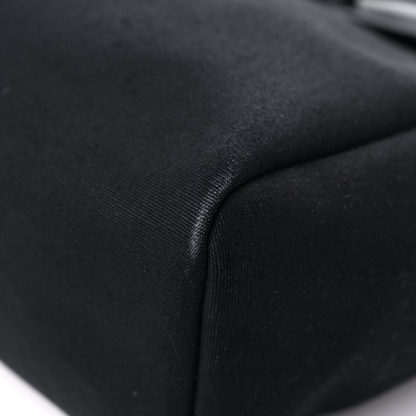 Toile Vache Calfskin Herbag 30 PM Black