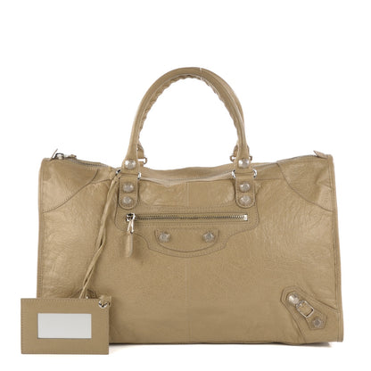 Balenciaga Agneau Giant 12 Silver Hardware Work Latte 1 of 11