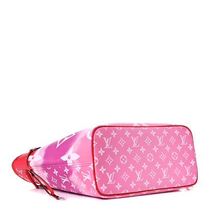 Louis Vuitton Monogram Escale Neverfull MM Rouge 4 of 10