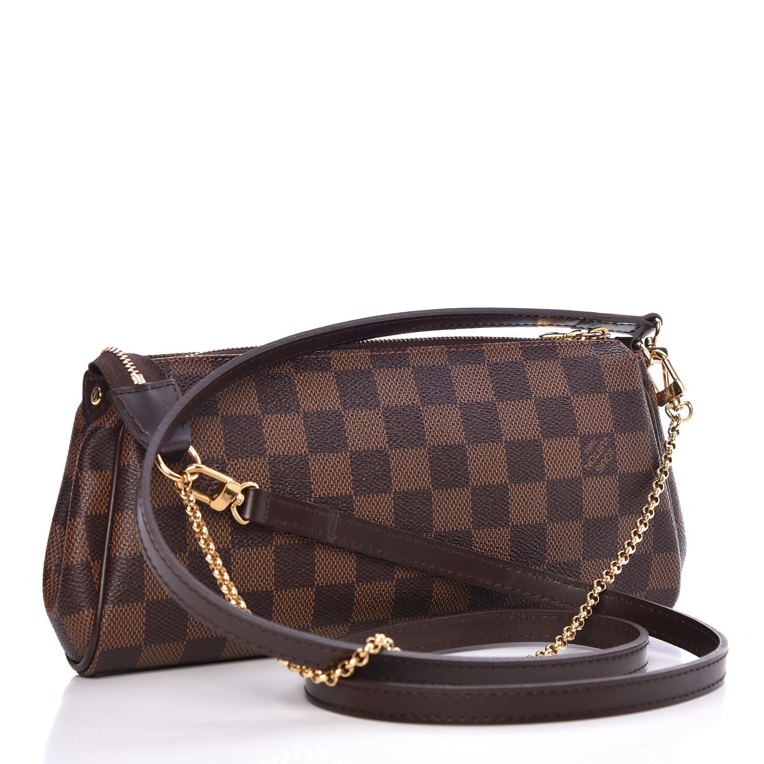 Louis Vuitton Damier Ebene Eva Clutch 3 of 8
