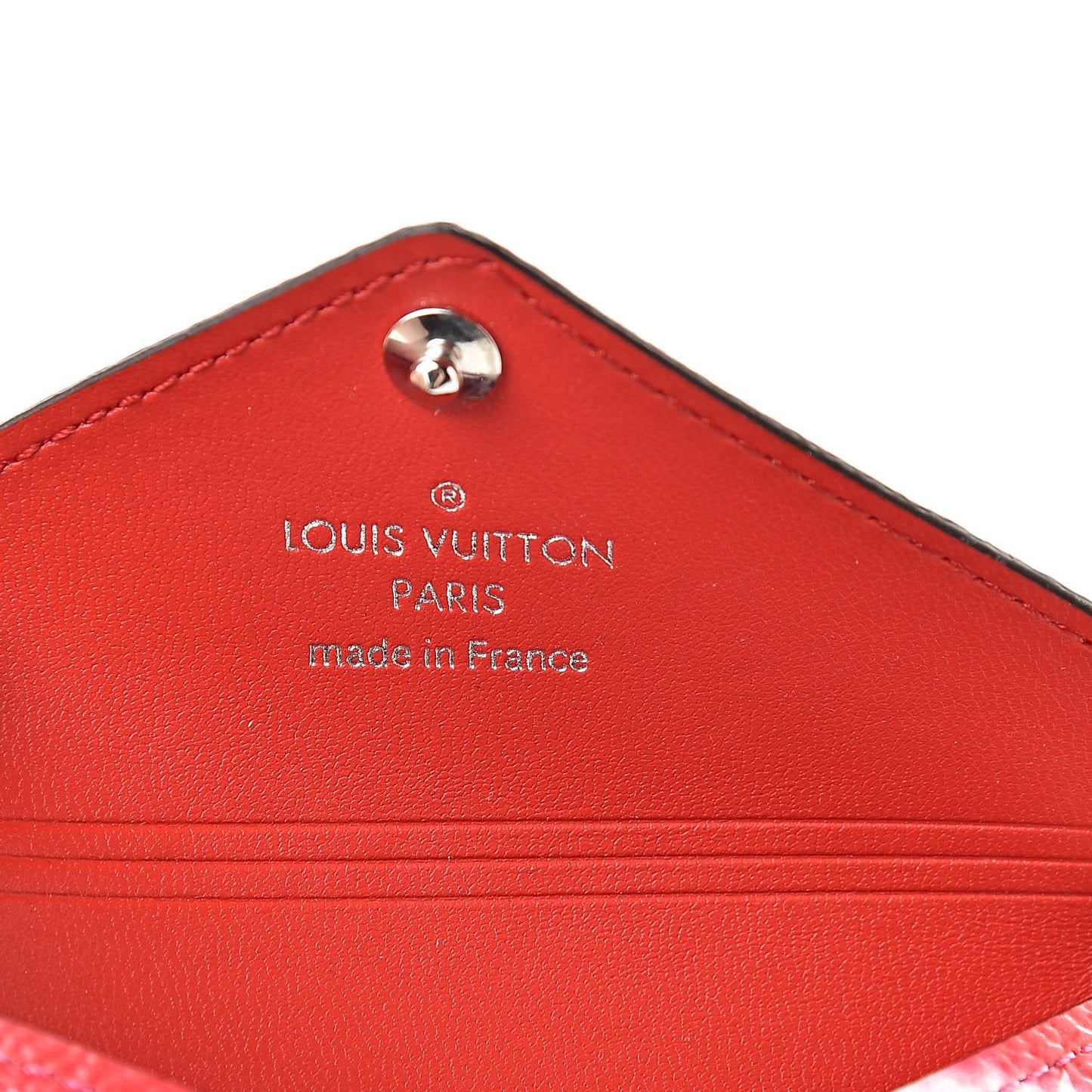 Monogram Escale Small Kirigami Pochette Insert Red