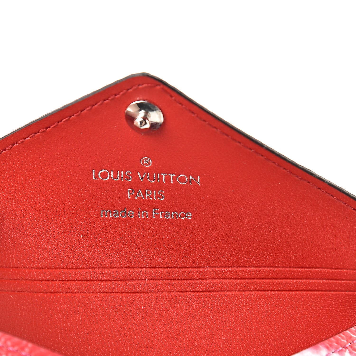 Louis Vuitton Monogram Escale Small Kirigami Pochette Insert Red 6 of 6