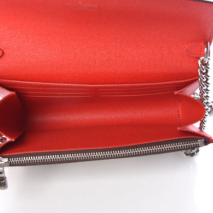 Louis Vuitton Monogram Tribal Mask Chain Wallet Rouge 5 of 8