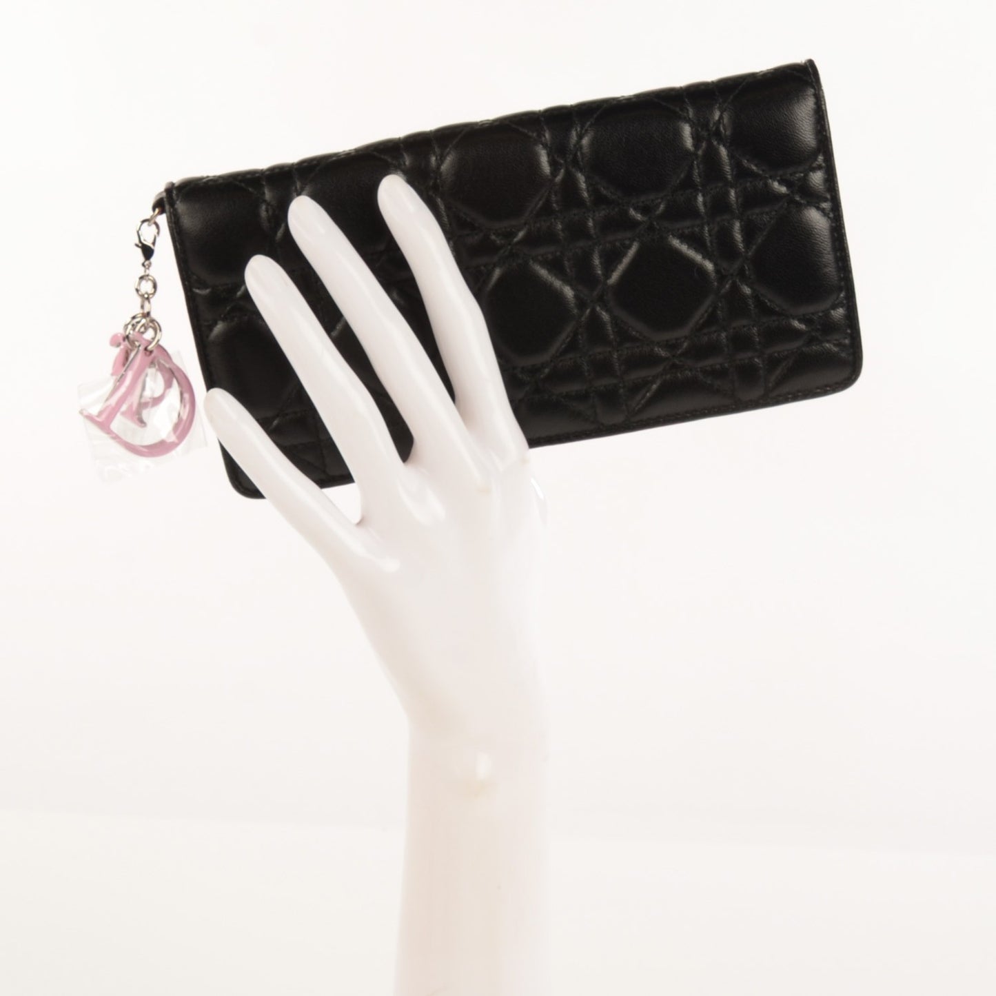 Lambskin Cannage Rendezvous Wallet Black