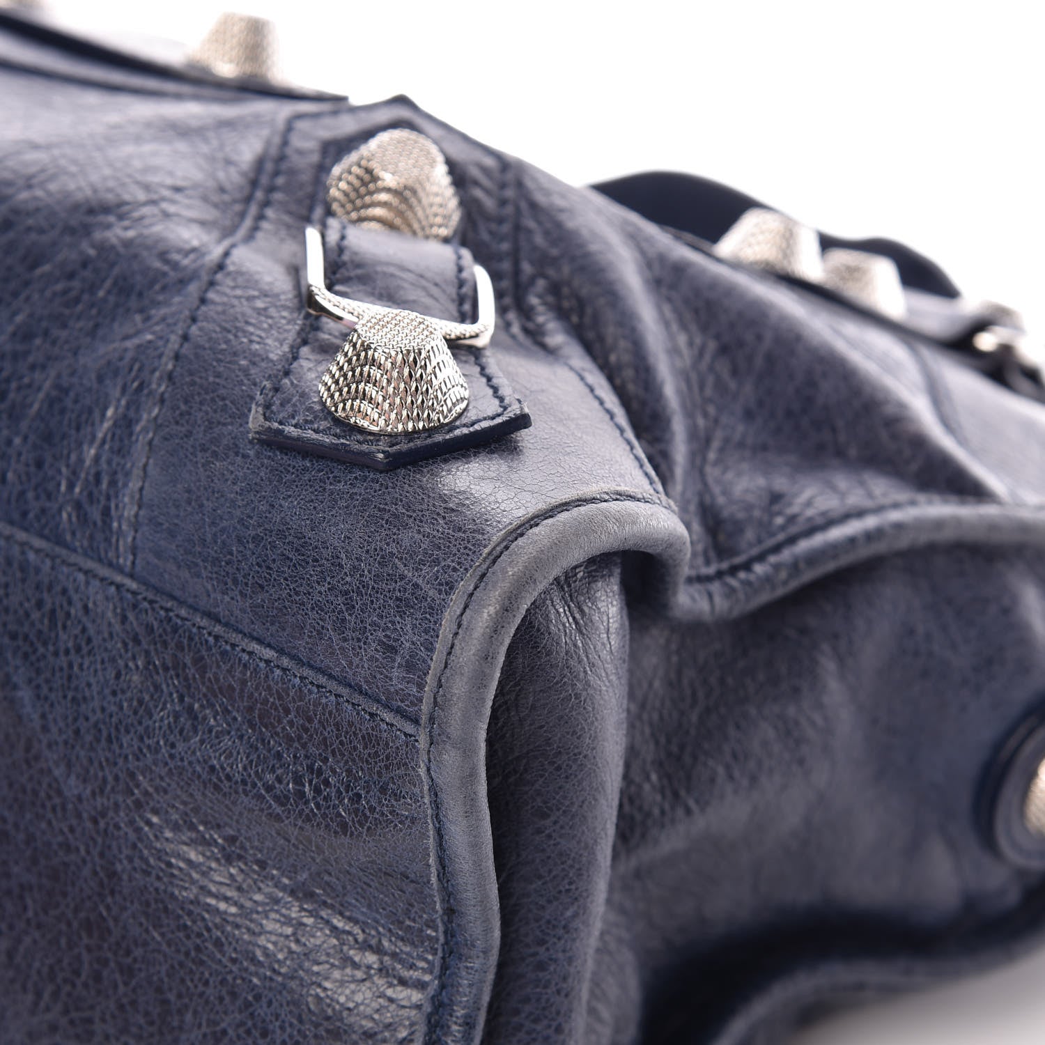 Balenciaga Agneau Giant 21 Silver Hardware City Bleu Roi 10 of 19