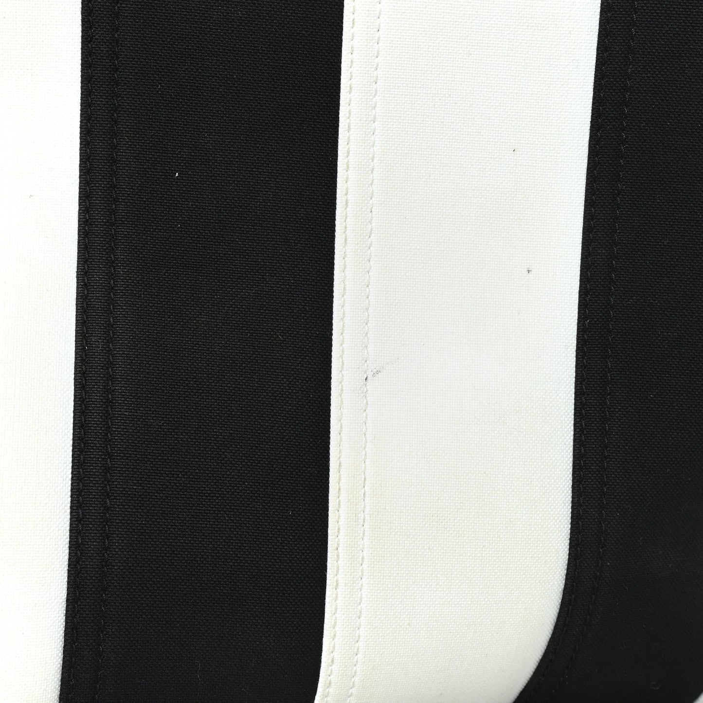 Canvas Noe Striped Tote Black White