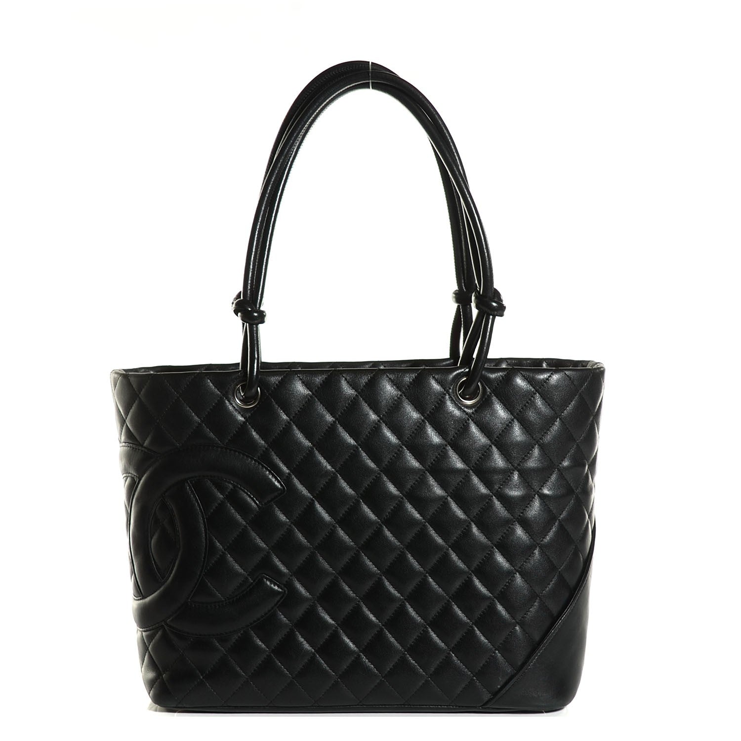 Chanel Calfskin Quilted Large Cambon Tote Black 1 of 7