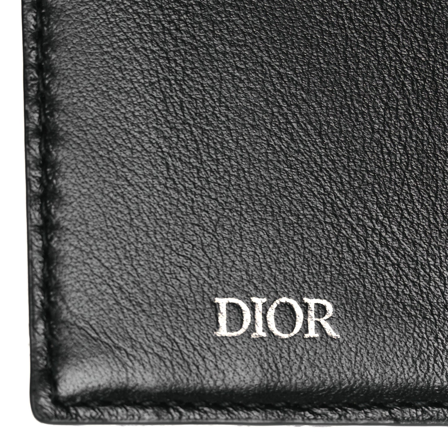Oblique Bi-Fold Card Holder Black