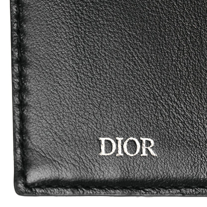 Christian Dior Oblique Bi-Fold Card Holder Black 6 of 7
