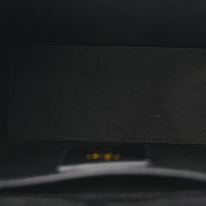 Fendi Vitello Fluffy Logo Small Pack Shopper Tote Yellow Box Black 5 of 11