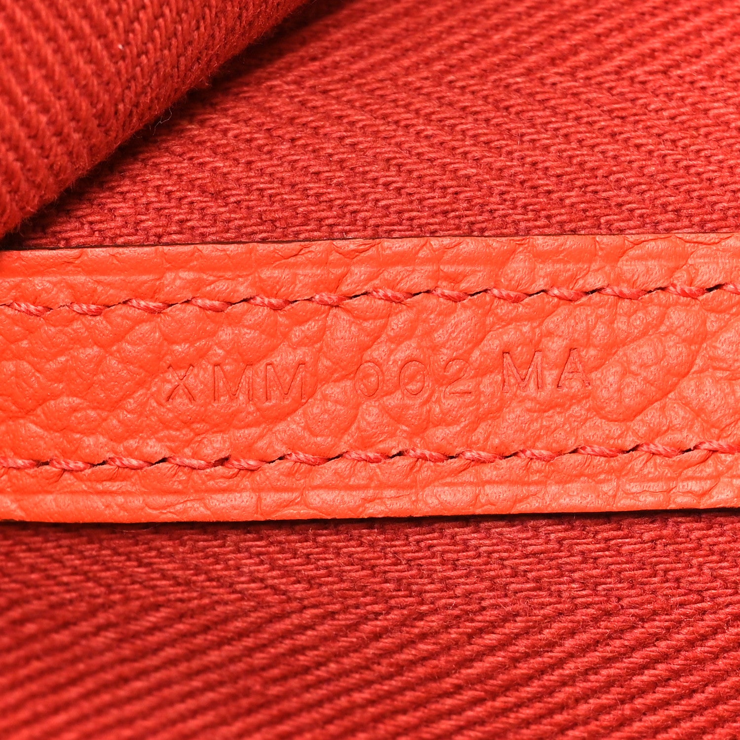 Hermes Toile Officier Negonda Garden Party 36 Rouge Tomate Capucine 7 of 11