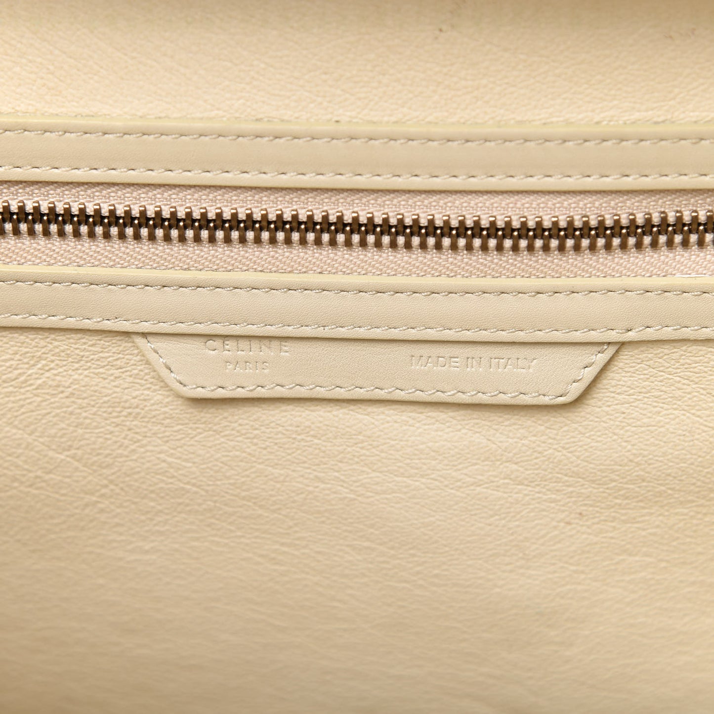 Smooth Calfskin Mini Tri-Color Luggage White