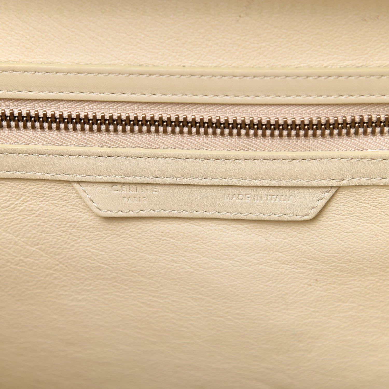 Celine Smooth Calfskin Mini Tri-Color Luggage White 8 of 15