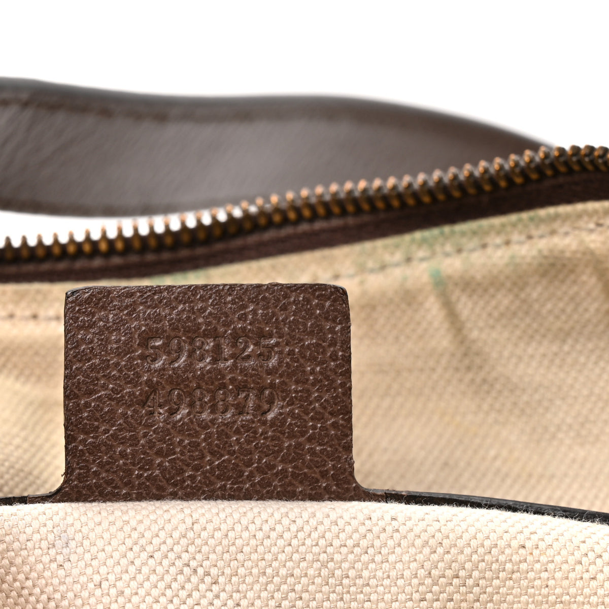 Gucci GG Supreme Monogram Web Small Ophidia Half Moon Hobo Brown 7 of 13