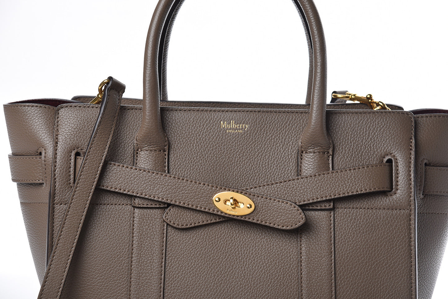 Small Classic Grain Small Bayswater Zip Tote Clay