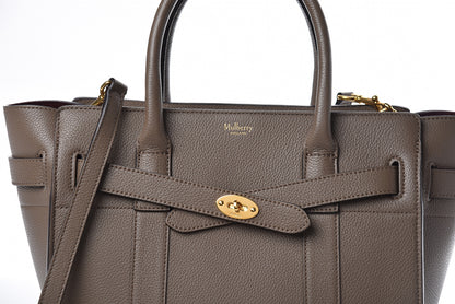 Mulberry Small Classic Grain Small Bayswater Zip Tote Clay 7 of 16
