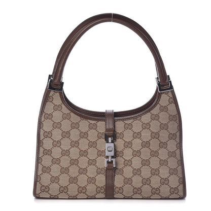 Gucci Monogram Small Bardot Brown 1 of 12