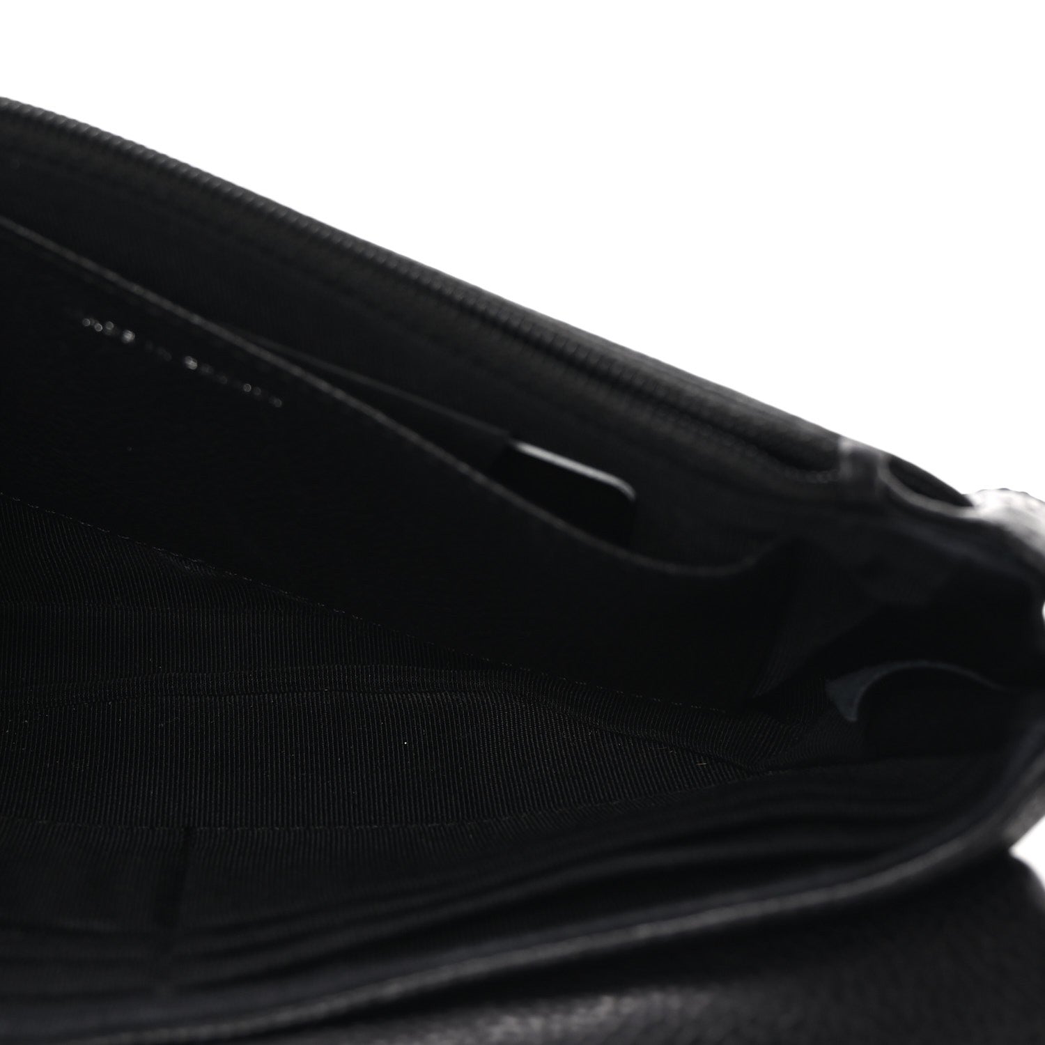 Chanel Caviar Half Moon Wallet On Chain WOC Black 5 of 11