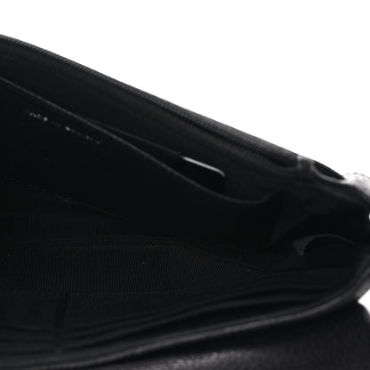 Chanel Caviar Half Moon Wallet On Chain WOC Black 5 of 11