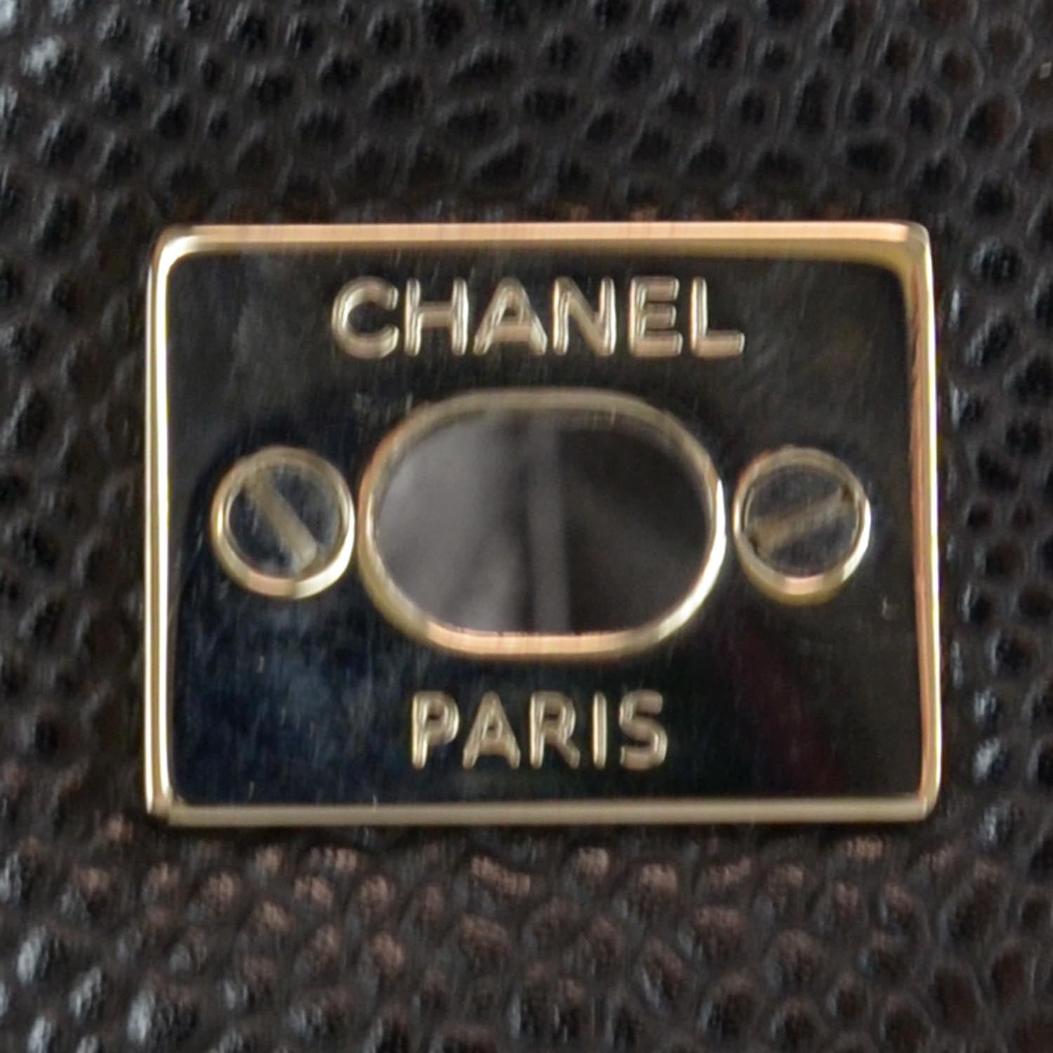 Chanel Caviar Quilted Jumbo Double Flap Black 7 of 9