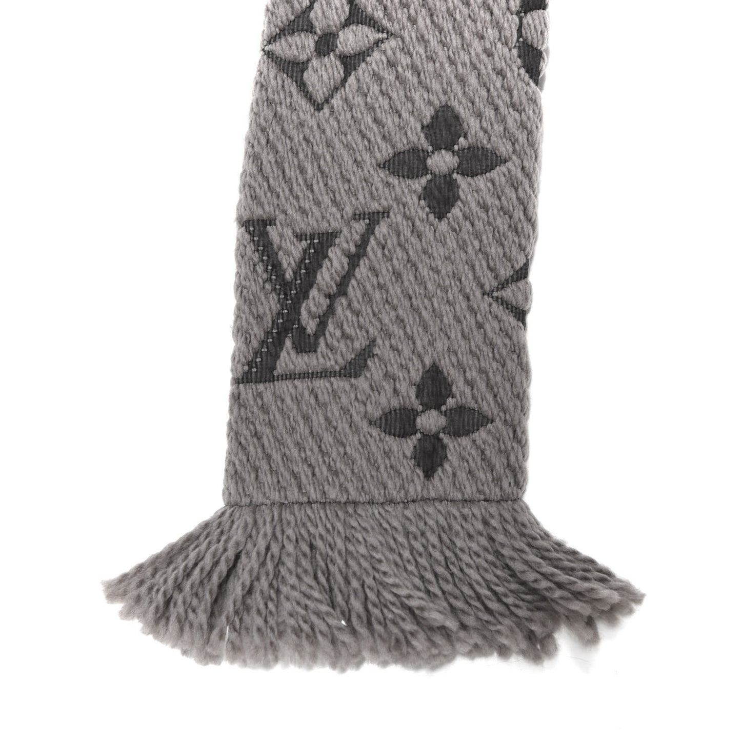 Wool Silk Logomania Scarf Verone