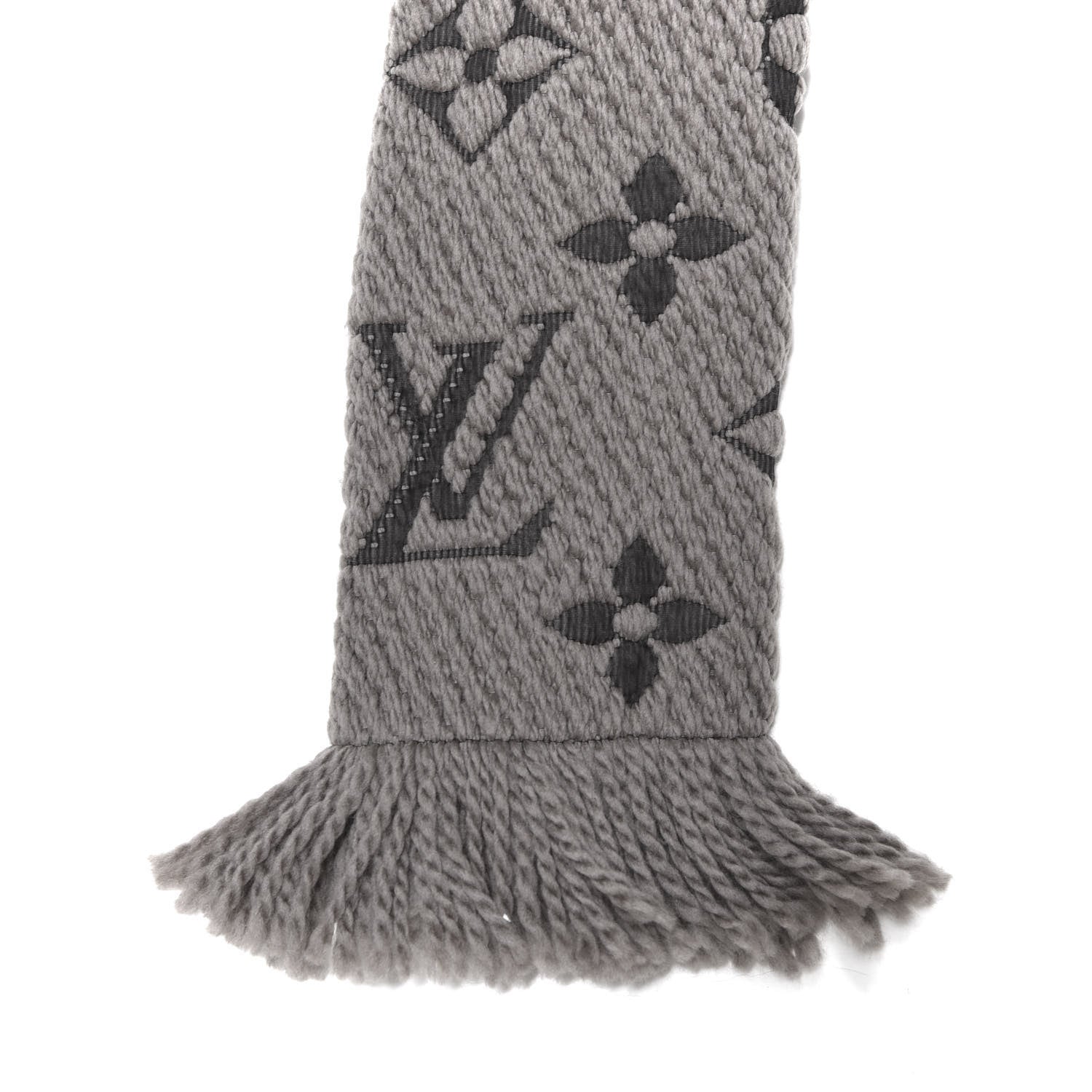 Louis Vuitton Wool Silk Logomania Scarf Verone 5 of 5