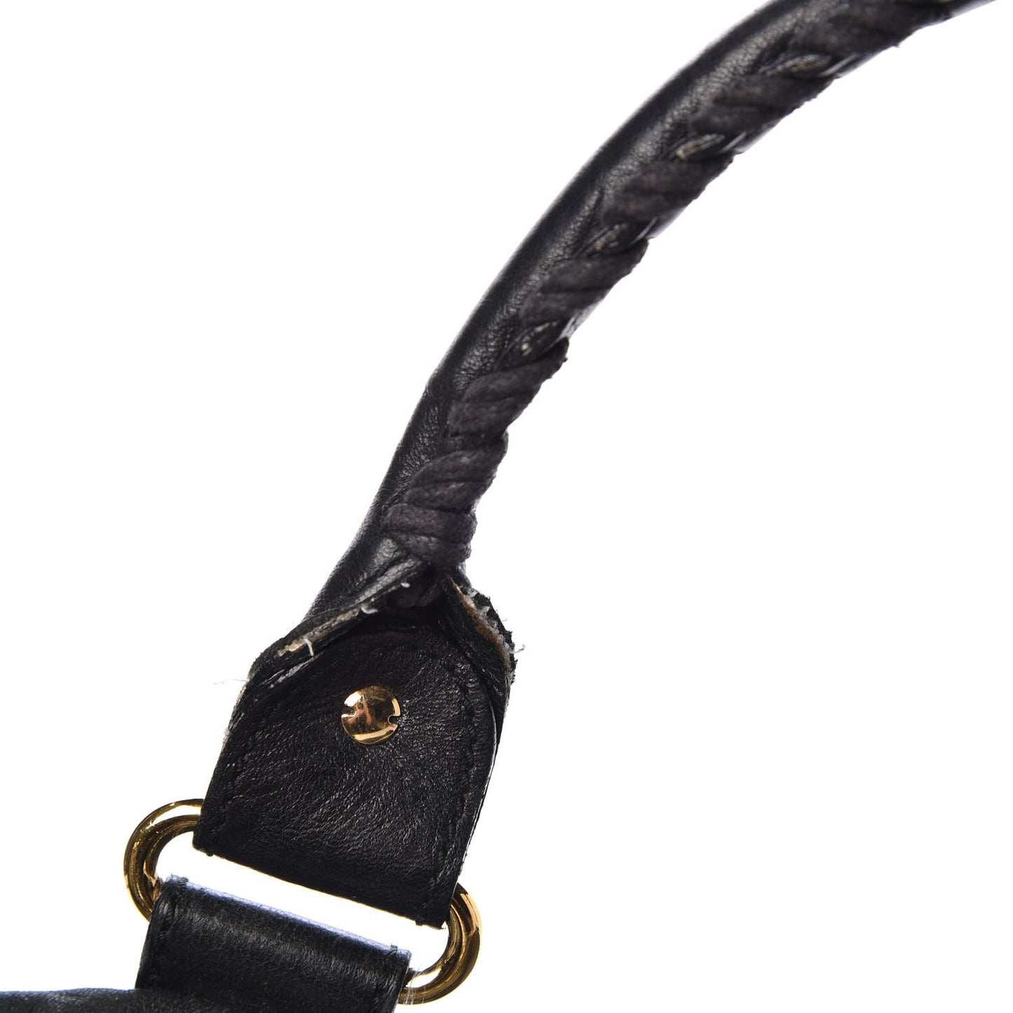 Agneau Giant 21 Gold Hardware Work Black