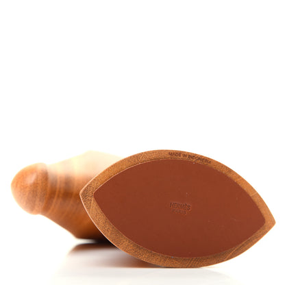 Hermes Jackfruit Wood Samarcande Paperweight Jacquier Naturel 5 of 6