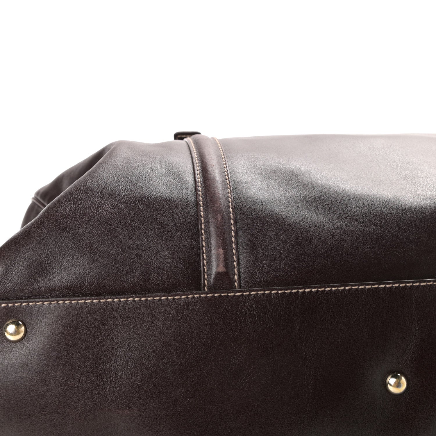Gucci Calfskin Large Britt Boston Dark Brown 10 of 10