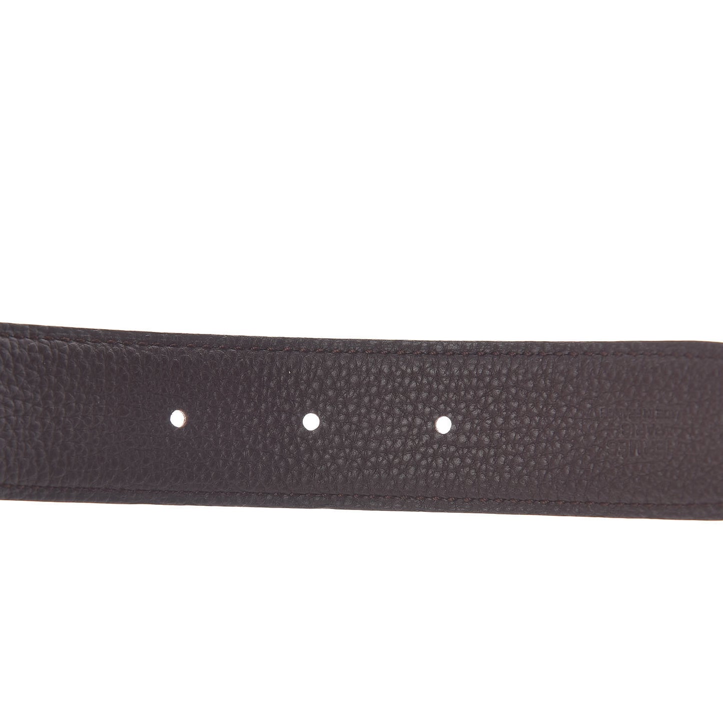 Tadelakt Togo 32mm H Belt 85 Chocolate Rouge H