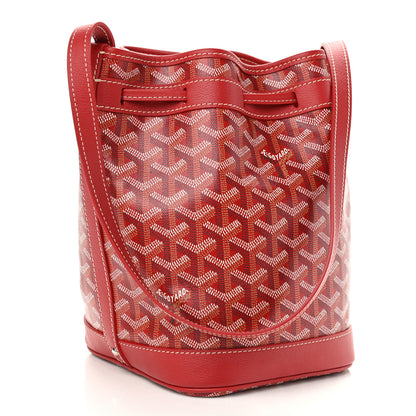 Goyard Goyardine Petit Flot Bucket Bag PM Red 3 of 8