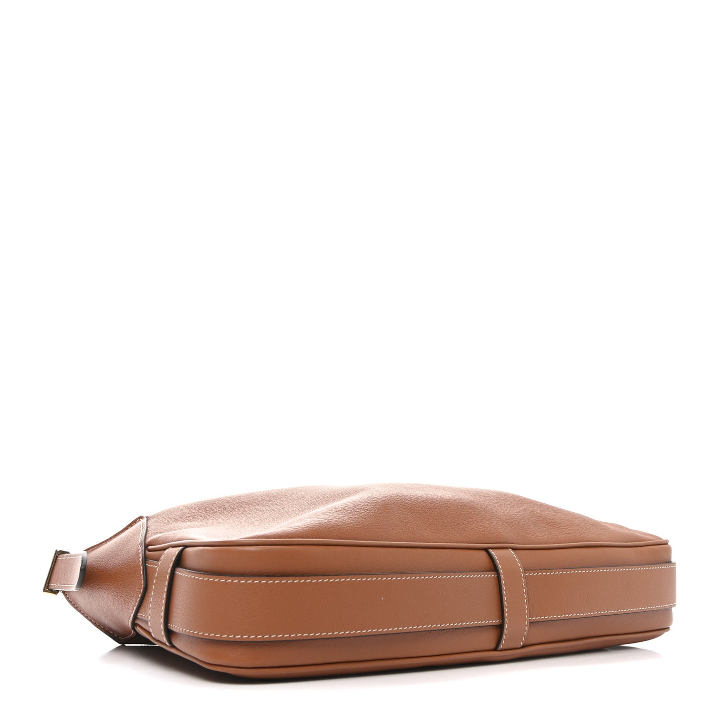 Supple Calfskin Medium Romy Shoulder Bag Tan