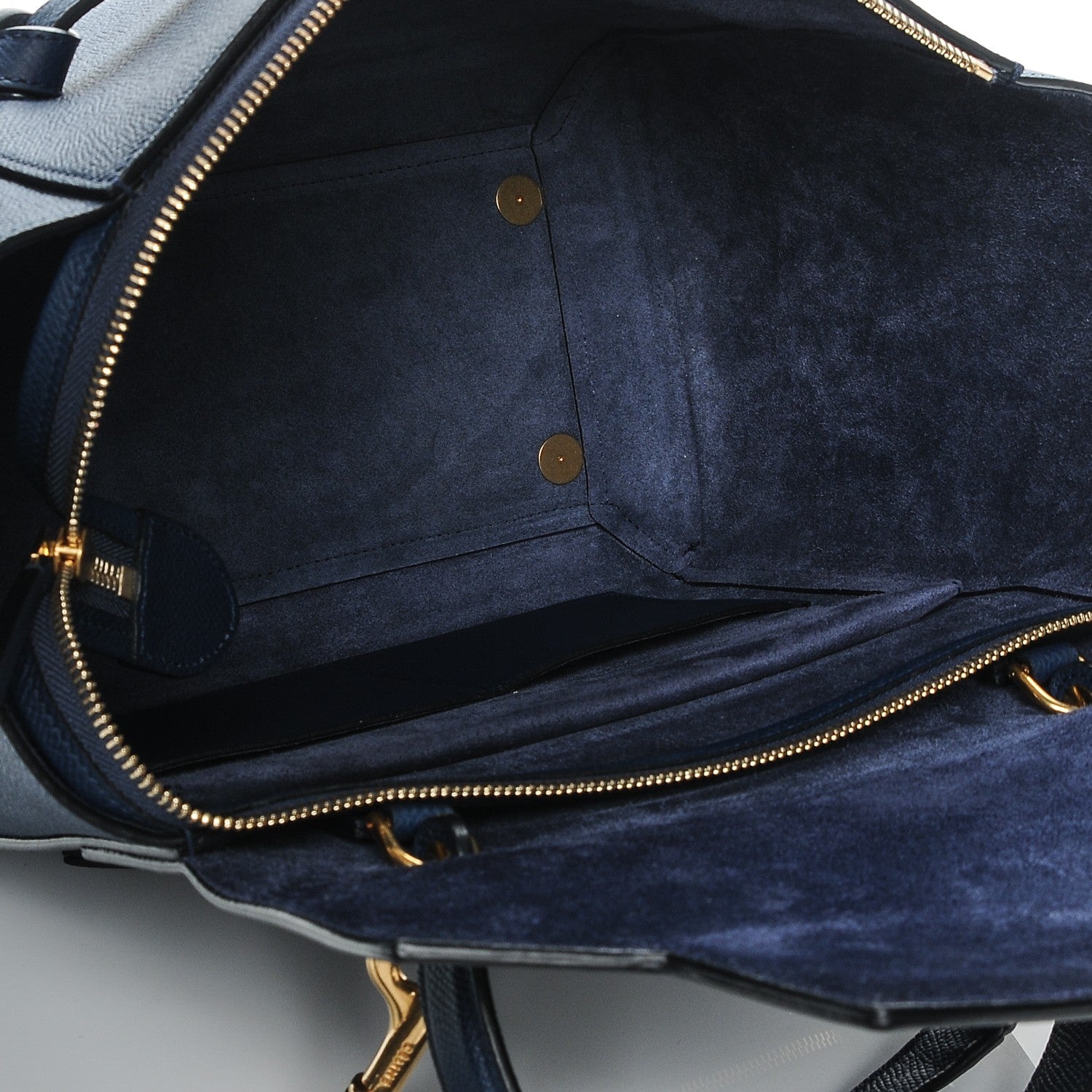 Celine Grained Calfskin Mini Belt Bag Deepsea 5 of 7