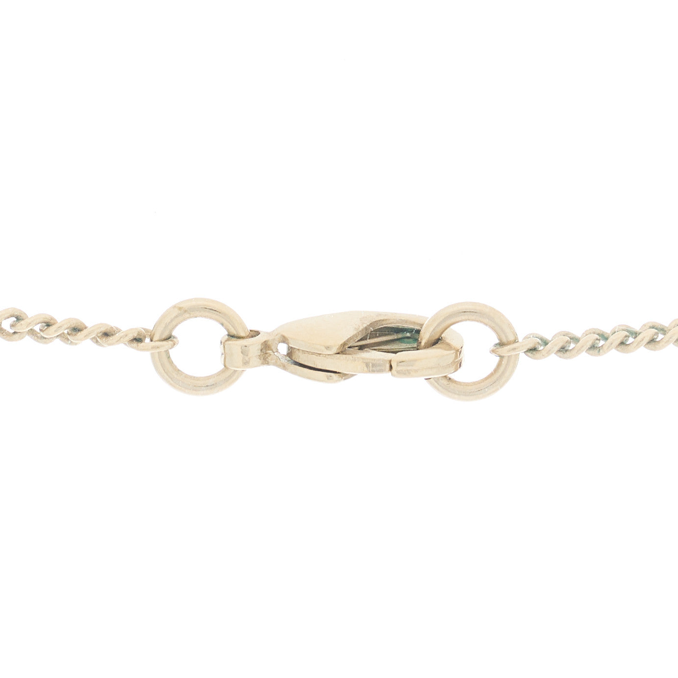 Baguette Crystal High Society CC Pendant Necklace Gold